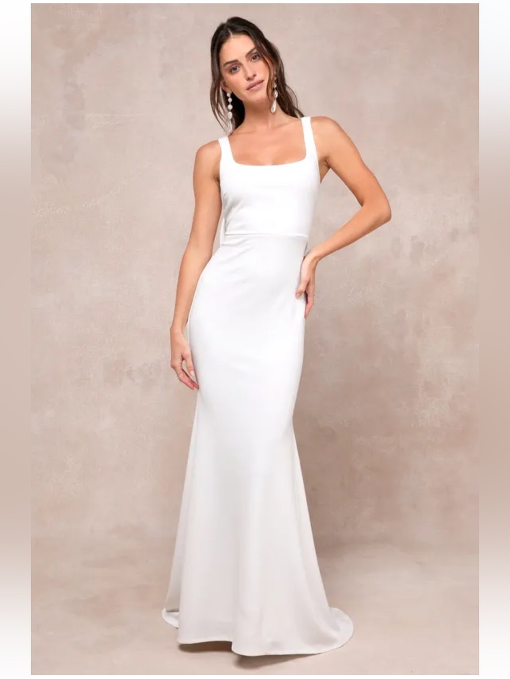 Lulus Dress M Wedding White